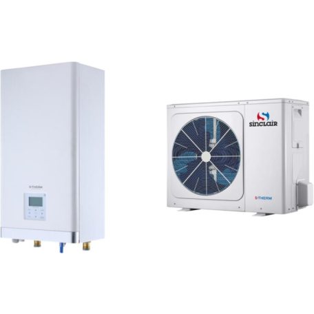 Sinclair S-THERM Yukon hőszivattyú szett, 10 kW (MSH-100IB/3/9/MSH-80EB)